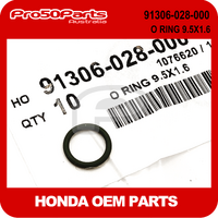 (Honda OEM) O-RING, 9.5X1.6