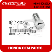 (Honda OEM) - Bolt Hex M10X20