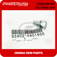 (Honda OEM) Z50JZ - Bolt-Wash, 8X16