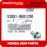 (Honda OEM) Z50 - Screw, Washer (6X12)