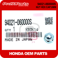 (Honda OEM) NUT, HEX CAP (6MM)