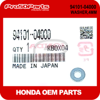 (Honda OEM) WASHER, PLAIN (4mm)