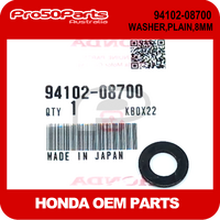 (Honda OEM) WASHER, PLAIN (8MM)