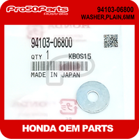 (Honda OEM) WASHER, PLAIN (6MM)