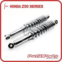 (DAX) Rear Shock Absorber (330mm C-C, Mono Shock, Chromed)