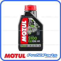 (Motul) 5100 Technosynthese 4 Stroke 10W 40 Motor Oil (1L)