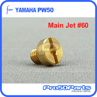 (PW50) - Main Jet #60 (for Miniky Carburetor)