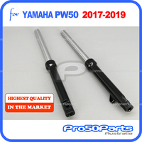 (PW50) - Front Fork Suspension Assy, Black (2017+)