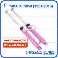 (PW50) - Front Fork Suspension Assy, PINK (1981-2016)