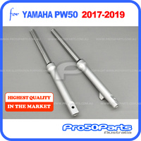 (PW50) - Front Fork Suspension Assy, SILVER (2017-2020)