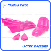 (PW50) - Plastics Fender Cover Set (Hot Pink)