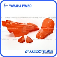 (PW50) - Plastics Fender Cover Set (Orange)