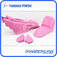 (PW50) - Plastics Fender Cover Set (Candy Pink)