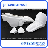 (PW50) - Plastics Fender Cover Set (White)