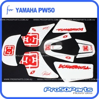 (PW50) - Sticker Decal Graphics Set B (Dc Graphics)