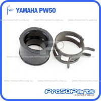 (PW50) - Rubber Clamp, Exhaust Pipe to Silencer