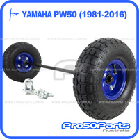 (PW50) - Training Wheel, Centre Mounted (Blue)