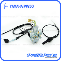 (PW50) - Service Kit 7 (Inc. Carby, Throttle Cable, Choke Cable)
