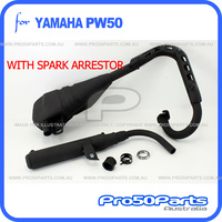 (PW50) - Exhaust Pipe And Silencer (With Spark Arrestor)