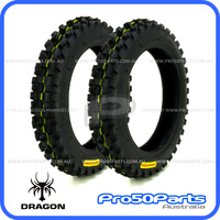 (Dragon) Tyre - 2.50-10" (2pcs) (Tyre Only)