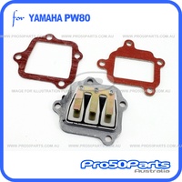 (PW80) - REED VALVE ASSY AND GASKET VALVE SEAT