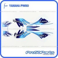 (PW80) - Sticker Decals, Graphics Sticket Kit (Coyote)