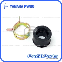 (PW80) - Rubber Clamp, Exhaust Pipe To Silencer