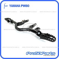 (PW80) - Footrest Mounting Bracket With Racing Style Footpeg