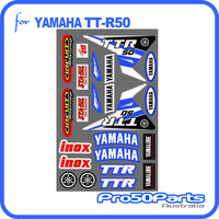 (TTR50) - Yamaha TTR50 Motorcross Decal Sticker Kit - Blue