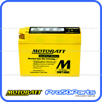 (Motobatt)  Agm Battery 12v 2.5Ah 40Cca, Mbt4Bb