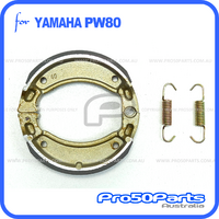 (PW80) - Premier Rear Brake Shoes (Suitable For Original Brake Plate)