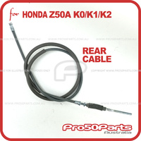 (Z50A K0) Rear Brake Cable (Reproduction Cable, Grey Colour)