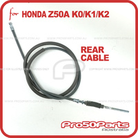 (Z50A K0) Rear Brake Cable (Reproduction Cable, Grey colour)