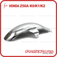 (Z50A) Rear Fender (Z50A, Steel Chromed, Short Tail)