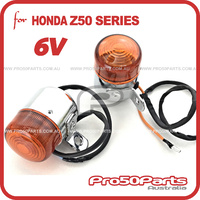 Turning Light Indicator 6v (2x, Orange), Suit Honda Z50, ST70, ST90, CT70