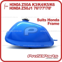 Fuel Tank Complete (Z50J1, Sapphire Blue Colour, Suits Honda Frame)