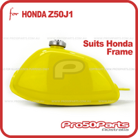 Fuel Tank Assy (Z50J1, Yellow Colour, Suits Honda Frame)