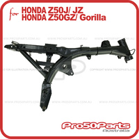 5L Bike Frame (Z50JZ/ Gz, Glossy Black)