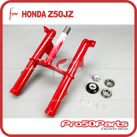 (Z50JZ) - Front Fork Steering Column (Red, Triple Tree)