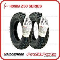 (Bridgestone) Tyre - 3.50-8", 33J TT (2pcs) (Tyre Only)