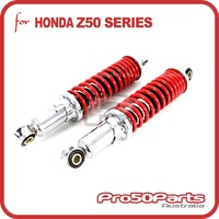 Rear Shock Absorber (285mm C-C, Adjustable Mono Shock, Red)