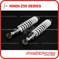 Rear Shock Absorber (285mm C-C, Adjustable Mono Shock, White)