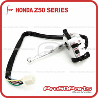 (Z50) - Handlebar Switches Block, Left (With Brake Lever)
