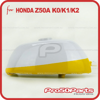(Z50A K0/K1/K2) - Fuel Tank (White & Yellow)