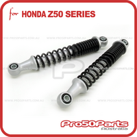 Z50 - Rear Shock Absorber (Reproduction, 265mm C-C, Mono Shock, Black Spring, 2pcs)