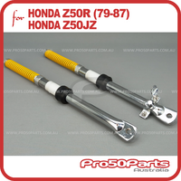 (Z50R/JZ) - Front Fork Inner Springs (490mm, Rubber Dust Cap)