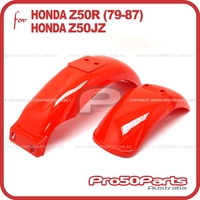 Front N Rear Fender Kit (Z50J / Z50R, Plastics Blaze Red)