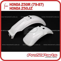 Front N Rear Fender Kit (Z50J / Z50R, Plastics White)