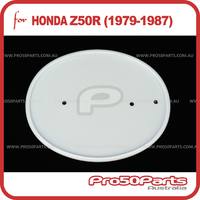 (Z50R 79-87) - Number Plate (White, 1pcs)