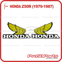 (Z50R 79-87) - Wing Sticker (Yellow)